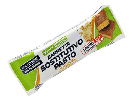 Why Nature Barretta Sostitutivo Pasto Gusto Biscotto 60 g.