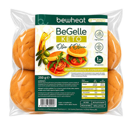 Bewheat Begelle Keto all'Olio d'Oliva 5 X 50 g.