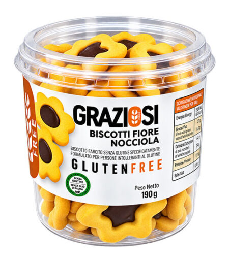 Laboratorio Graziosi Fiore alla Nocciola Senza Glutine 190 g.