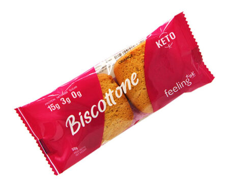 FeelingOK Biscottone Arancia Keto + Protein 2 X 25 g.