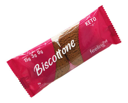 FeelingOK Biscottone Cacao Keto + Protein 2 X 25 g.