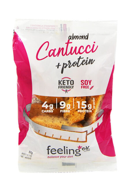 FeelingOK Cantucci Mandorla Keto + Protein 50 g.