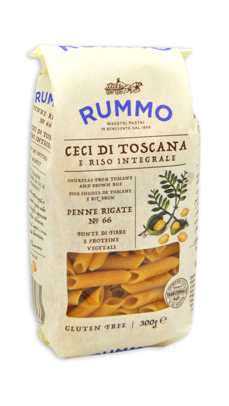 Penne Rigate di Ceci e Riso Integrale 300 g.