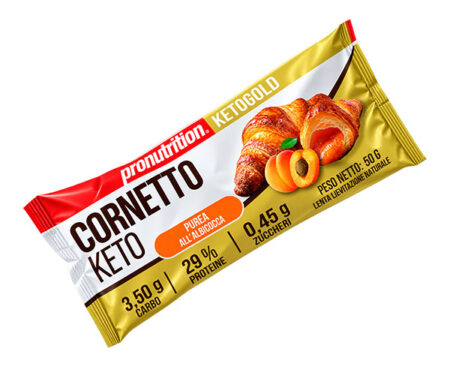 Pronutrition Cornetto Keto No Carbo Gusto Albicocca 50 g.