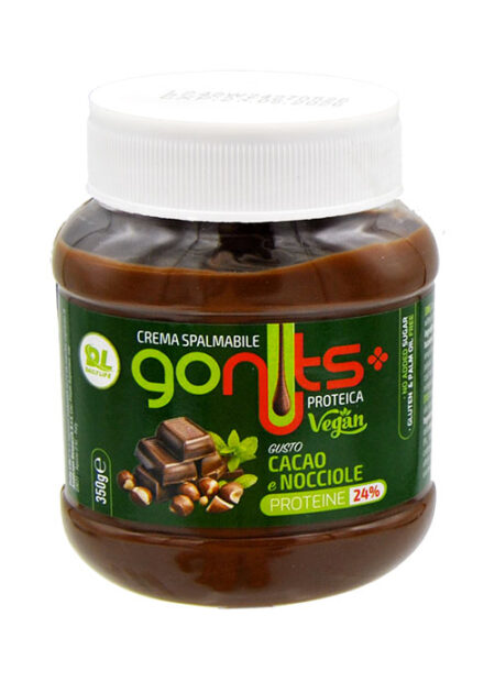 Home 12 Daily Life Gonuts! Crema Proteica Vegan Cacao Nocciole 350 g.