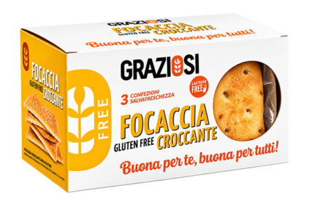 Laboratorio Graziosi Focaccia Croccante Senza Glutine 220 g.