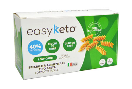 Easy Keto Pasta Low-carb Fusilli Senza Glutine 3 X 50 g.