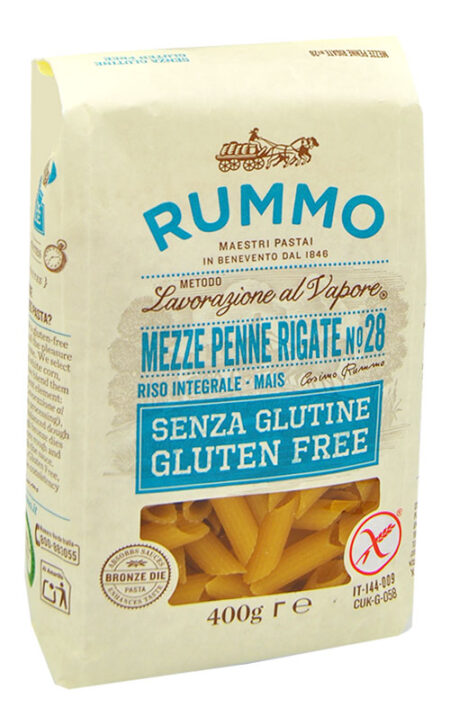 Rummo Mezze Penne Rigate n°28 Senza Glutine 400 g.