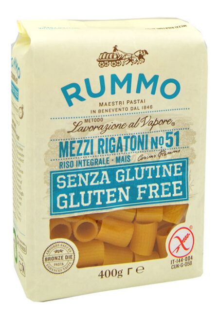 Rummo Mezzi Rigatoni n°51 Senza Glutine 400 g.