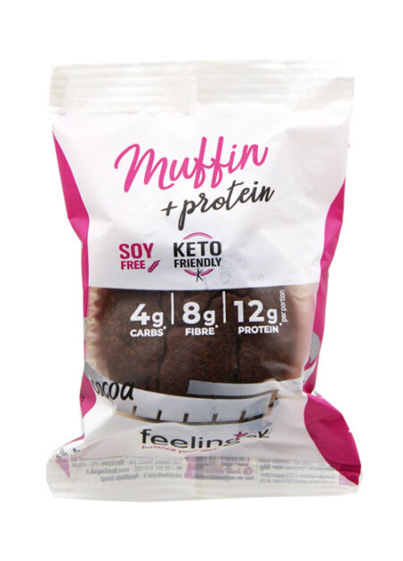 FeelingOK Muffin Keto + Protein Cacao 50 g.