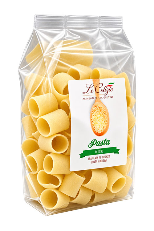 Le Celizie Mezzi Paccheri di Riso 250 g. 1 Le Celizie Mezzi Paccheri di Riso 250 g.