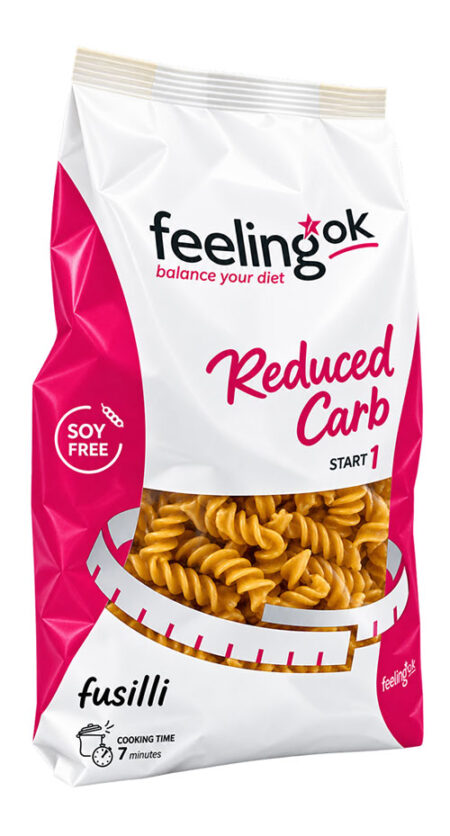 FeelingOK Pasta Low-carb Fusilli + Protein 400 g.
