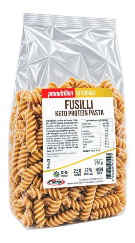 Pronutrition Pasta Keto Proteica Fusilli 250 g.