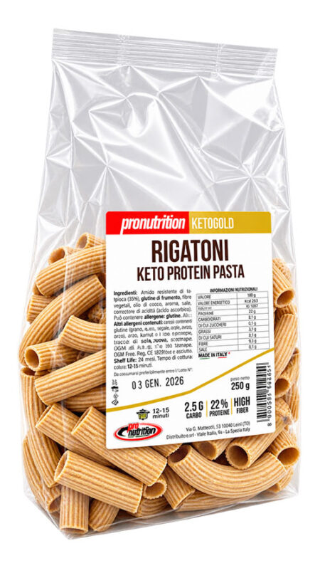 Pronutrition Pasta Keto Proteica Rigatoni 250 g.