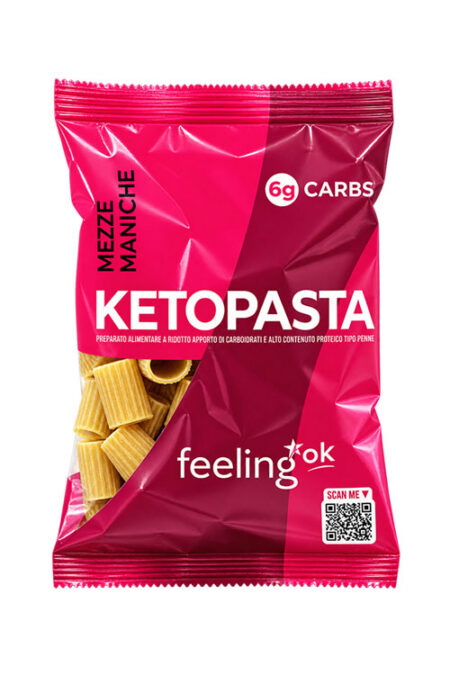 FeelingOK Ketopasta Mezze Maniche 50 g.
