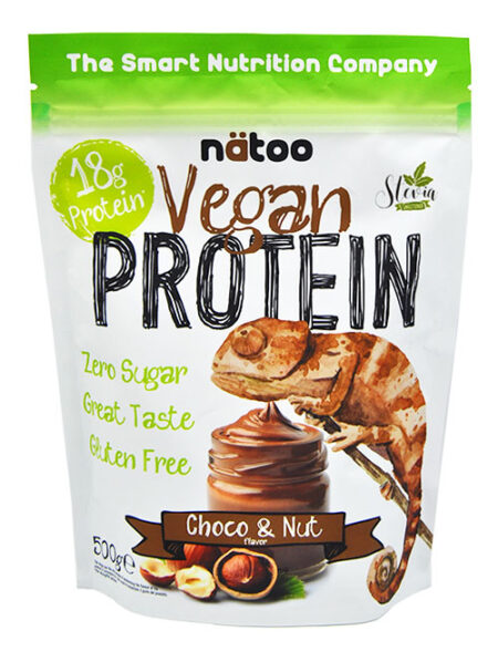 Natoo Vegan Protein Cioccolato e Nocciola 500 g.