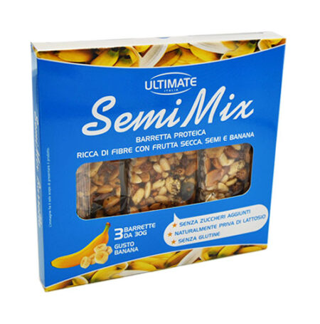 Home 133 Ultimate Barrette Proteiche Semi Mix Banana 3 X 30 g.