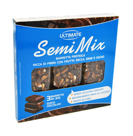 Home 134 Ultimate Barrette Proteiche Semi Mix Cacao 3 X 30 g.