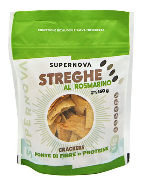 Supernova Streghe Crackers Proteici Rosmarino 150 g.