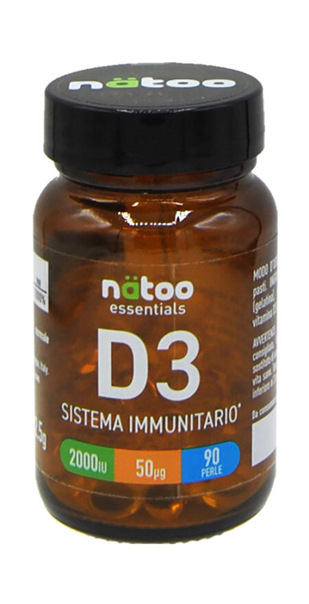 Home 50 Natoo Essential Vitamina D3 2000 UI 90 Perle