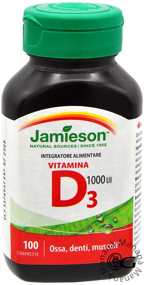 Jamieson Vitamina D3 1000 UI 100 CPR 1 Jamieson Vitamina D3 1000 UI 100 CPR