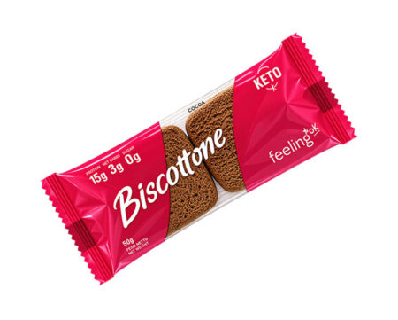 FeelingOK Biscottone Cacao Keto + Protein 2 X 25 g.