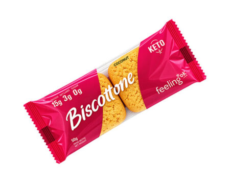 FeelingOK Biscottone Cocco Keto + Protein 2 X 25 g.