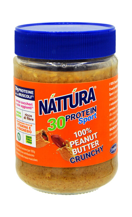 Home 4 Nattura Burro d'Arachidi 30 Protein Sport Crunchy 350 g.
