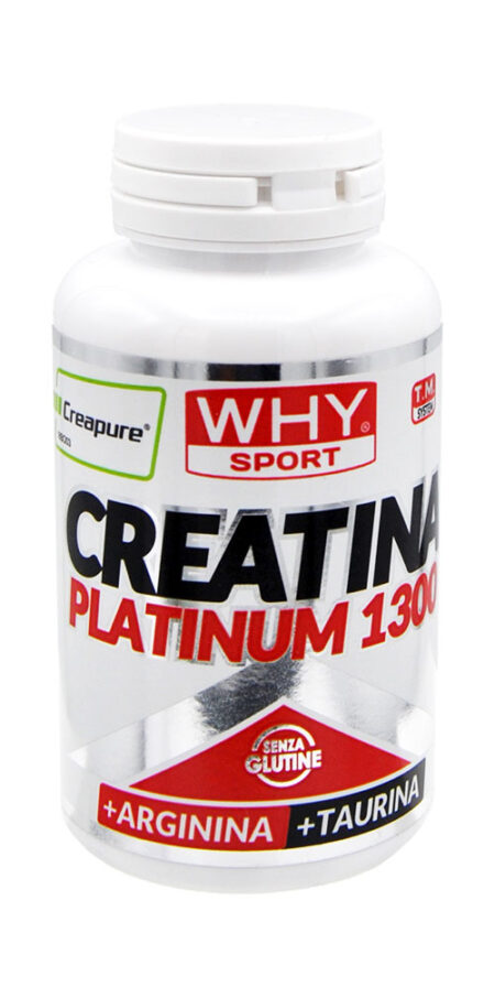 Why Sport Creatina Creapure Platinum 1300 120 Compresse