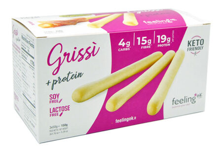 FeelingOK Grissì Natural Keto + Protein 150 g.