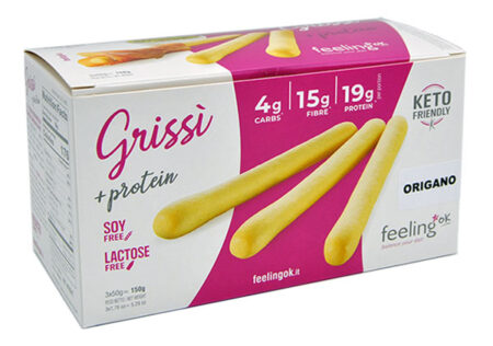 Grissì all'Origano Keto + Protein 150 g.