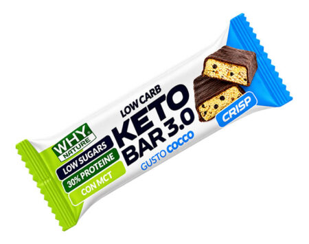 Why Nature Keto Bar 3.0 Gusto Cocco Crisp 30 g.