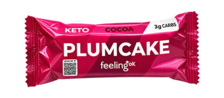 FeelingOK Plumcake Cacao Keto + Protein 45 g.
