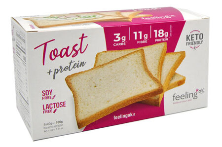FeelingOK Toast Keto + Protein 4 X 40 g.