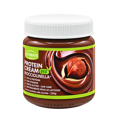 Ultimate Protein Cream Nocciolinella Vegan 250 g. 1 Ultimate Protein Cream Nocciolinella Vegan 250 g.
