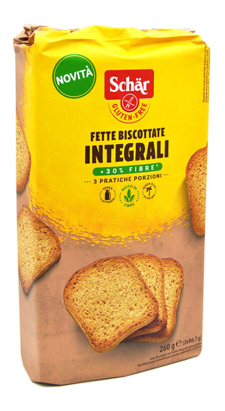 Schär Fette Biscottate Integrali Senza Glutine 260 g.