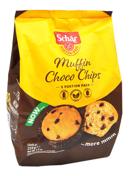 Home 77 Schär Muffin Choco Chips Senza Glutine 5 X 45 g.