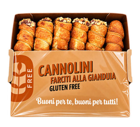 Laboratorio Graziosi Cannoli Farciti Gianduia Senza Glutine 150 g.