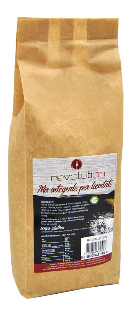 Home 91 Revolution Mix Integrale per Lievitati Senza Glutine 1 Kg.