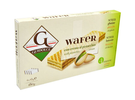 Wafer al Pistacchio Senza Glutine 4 x 45 g.