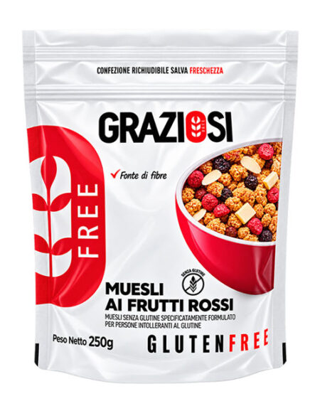 Laboratorio Graziosi Muesli ai Frutti Rossi Senza Glutine 250 g.