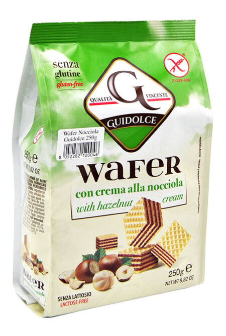 Wafer alla Nocciola Senza Glutine 250 g.