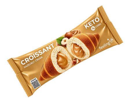 Croissant Keto alla Nocciola 50 g.