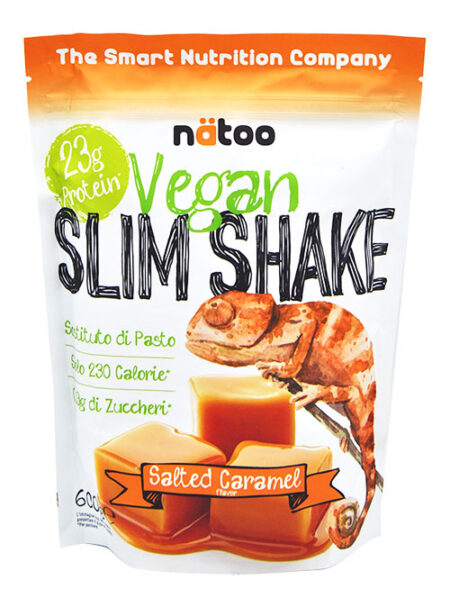 Natoo Slim Shake Vegan Caramello Salato 600 g.