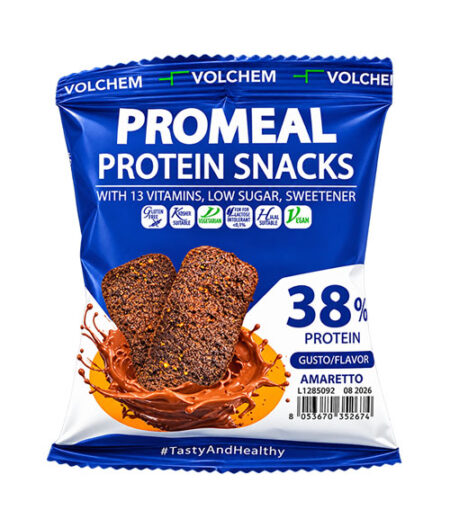 Volchem Promeal Protein Snacks 38% Gusto Amaretto 37,5 g.
