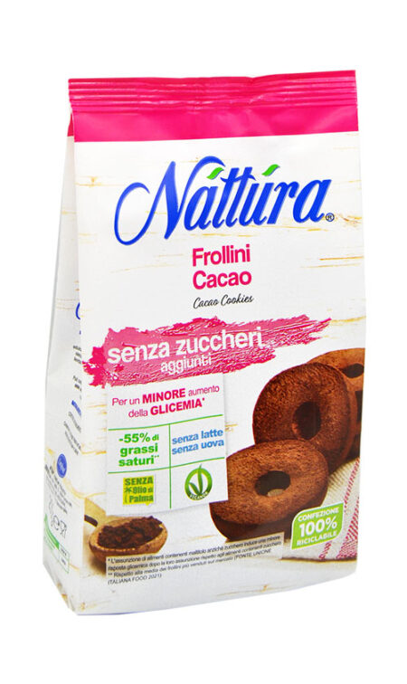 Frollini Cacao Senza Zuccheri 200 g.