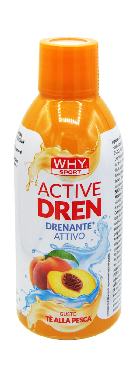 Why Sport Active Dren Tè alla Pesca 500 ml.