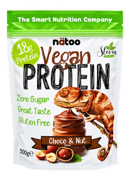 Vegan Protein Cioccolato e Nocciola 500 g.