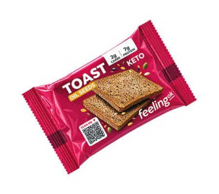 Home 24 FeelingOK Toast ai Semi Keto Monoporzione 20 g.