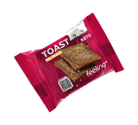Home 23 FeelingOK Toast ai Semi Keto Monoporzione 20 g.